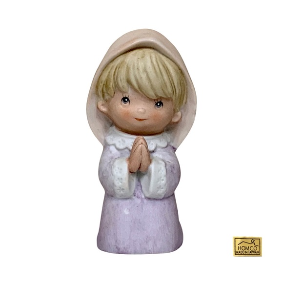 Homco Children's Nativity Scene Figurine Set, (No. 5502), Vintage - (1980's) - Picture 9 of 10